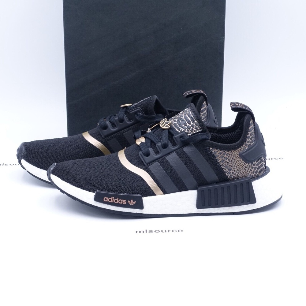 NEW adidas Originals Women's NMD_R1 Sneakers GY6300 Black/Rose Gold